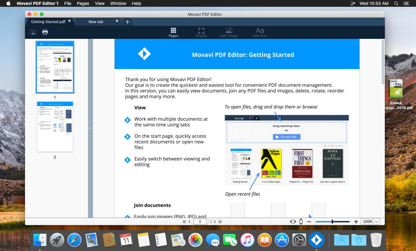 Movavi PDF Editor 1.3.0